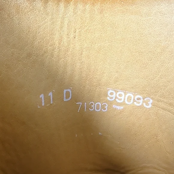 Vtg 90s Black Leather Harley Davidson Motorcycle Harness Boots Men's 11 Goodyear - Picture 13 of 16